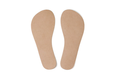 Barefoot insoles for xWide shoes – beige