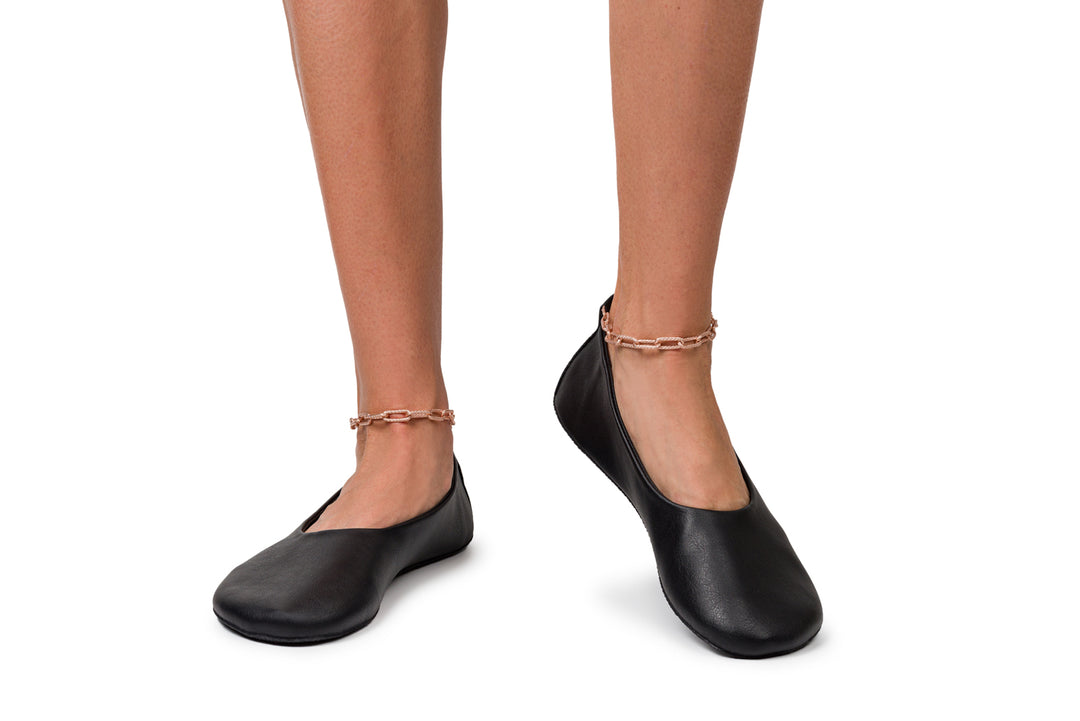Chain for Chic Ballet Flats Gold 3 Free Exchange Ahinsa shoes