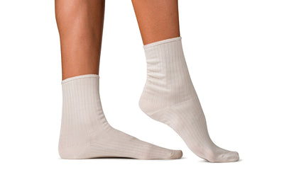 Summer Barefoot Socks – White