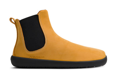 Women's barefoot shoes Chelsea 2.0 mustard nubuck