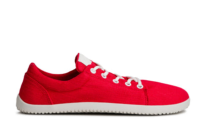 Women's Vida Hemp red barefoot sneakers