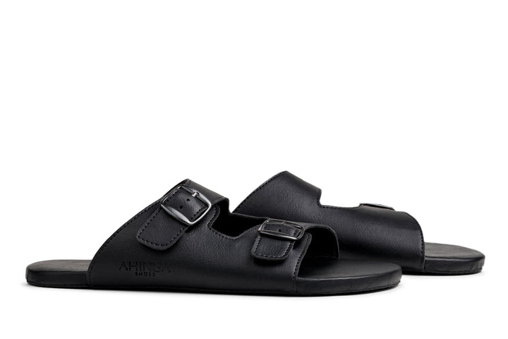 ◆PAES◆ Double Soft Sandal Black DSC_9497-2_1e7c8947-0874-46f9-