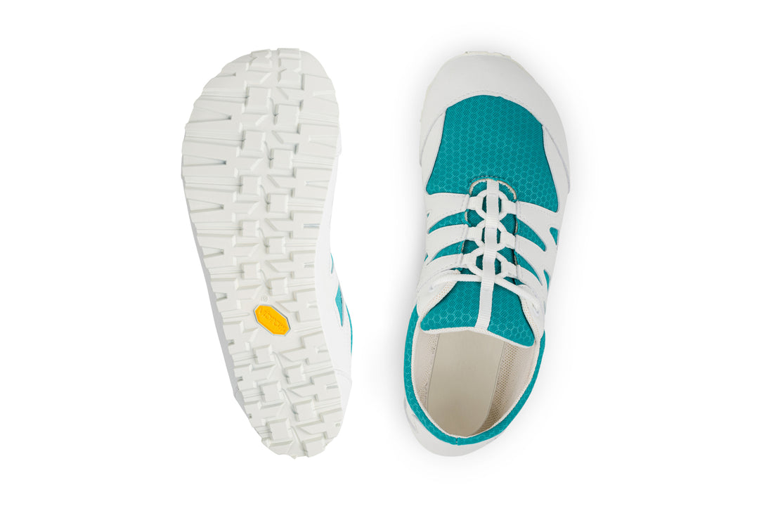 Women's Trekking Barefoot Shoes – White-Blue [Easy Exchange]