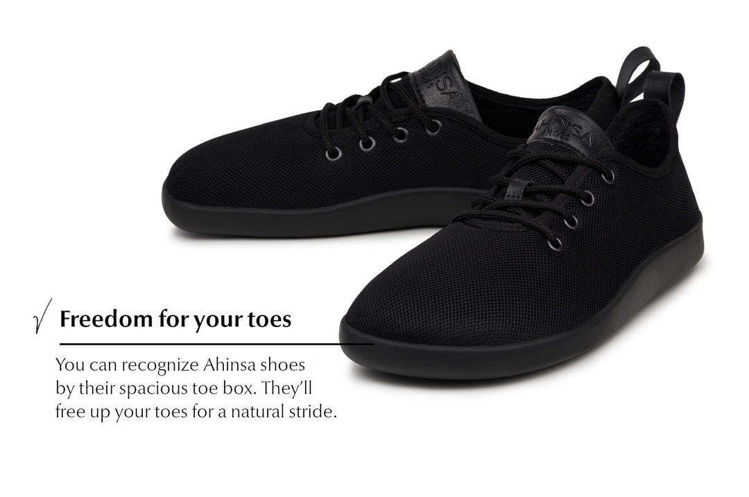 Comfortable Women's Summer Sneakers Flow Black [SALE] | Ahinsa