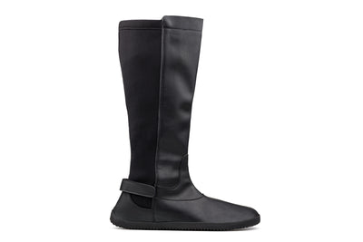 Women’s Winter Barefoot Tall Boots – Black