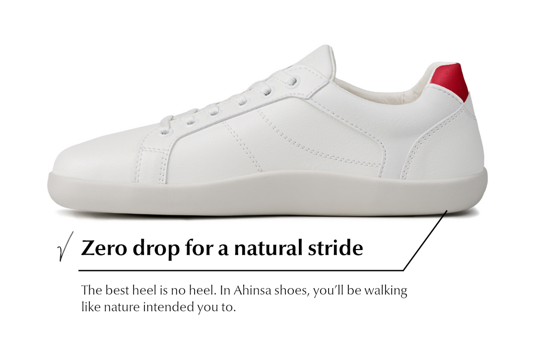 Women s Barefoot Sneakers Pura Play Red SALE Ahinsa shoes