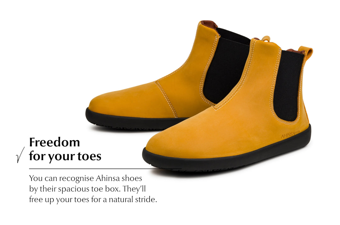 Women's autumn Chelsea 2.0 Boots – Mustard. Designed by