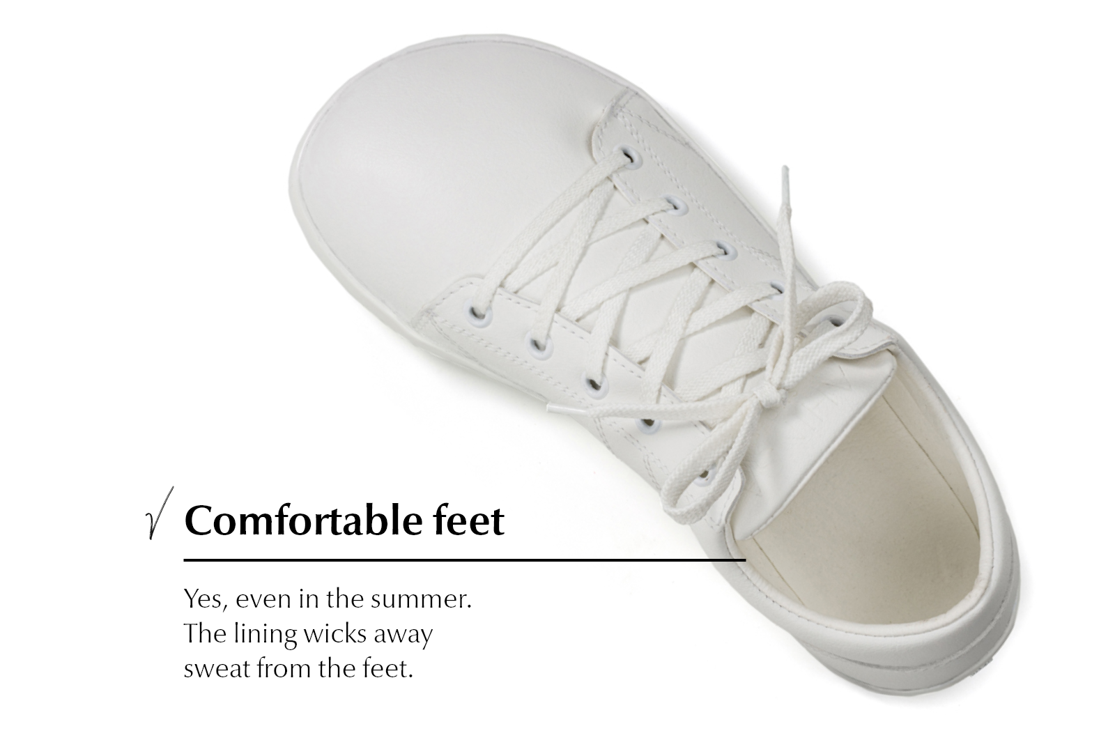 Men s Vida comfortable sneakers white Free Exchange Ahinsa shoes