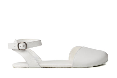 Women’s Ballerina barefoot white sandals