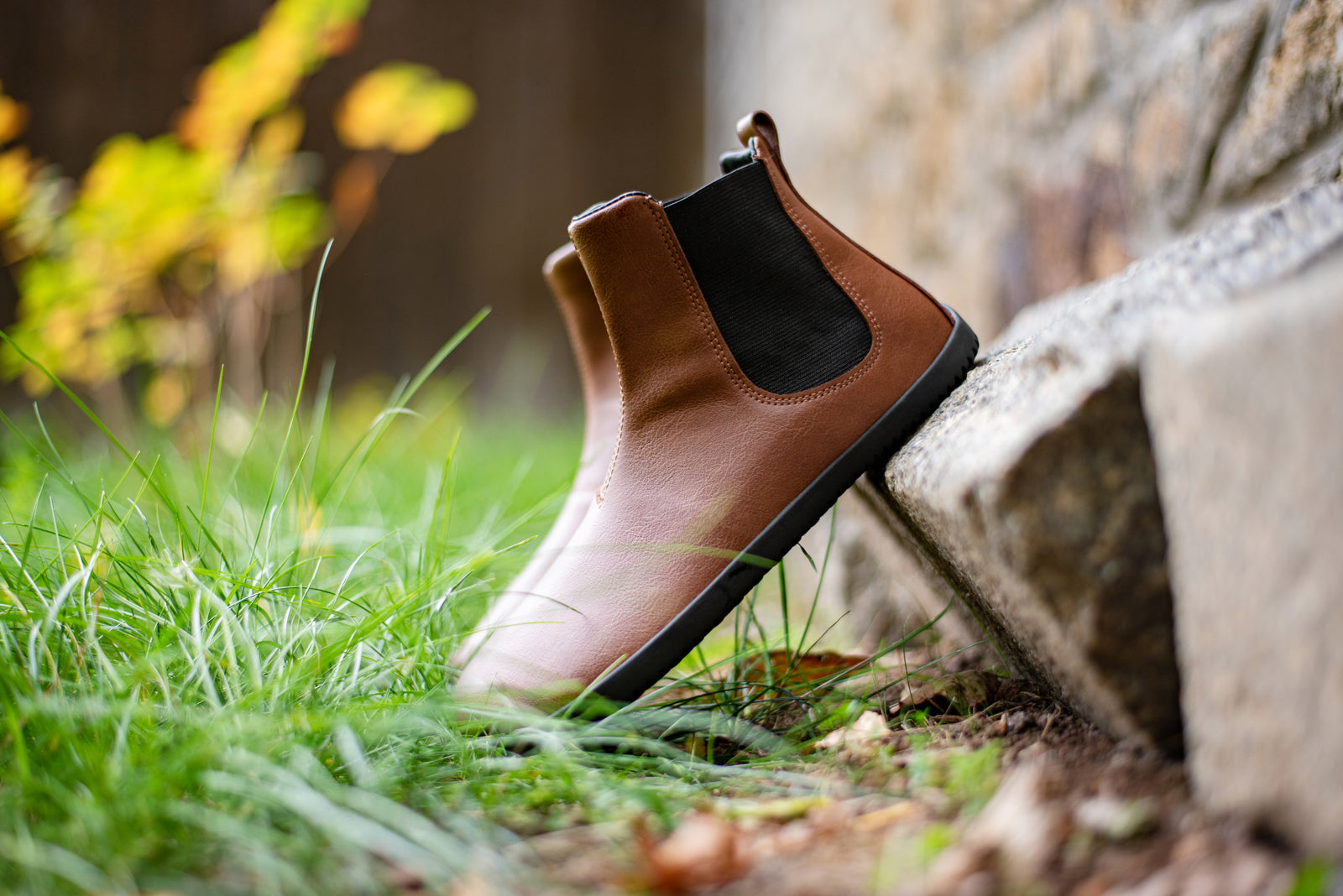 Kostume Gå vandreture Highland Women's Chelsea barefoot brown boots - IN STOCK | Ahinsa shoes 👣