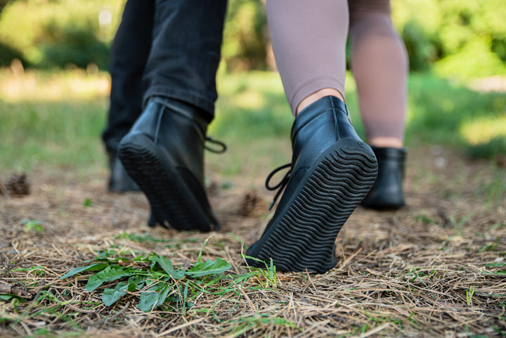 Women's barefoot ankle boots - Black [Easy Exchange