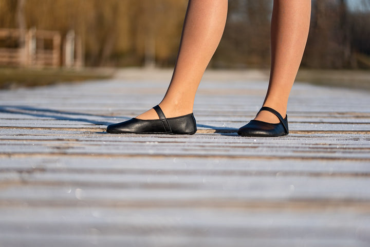 Ananda Barefoot black ballet flats Free Exchange Ahinsa shoes