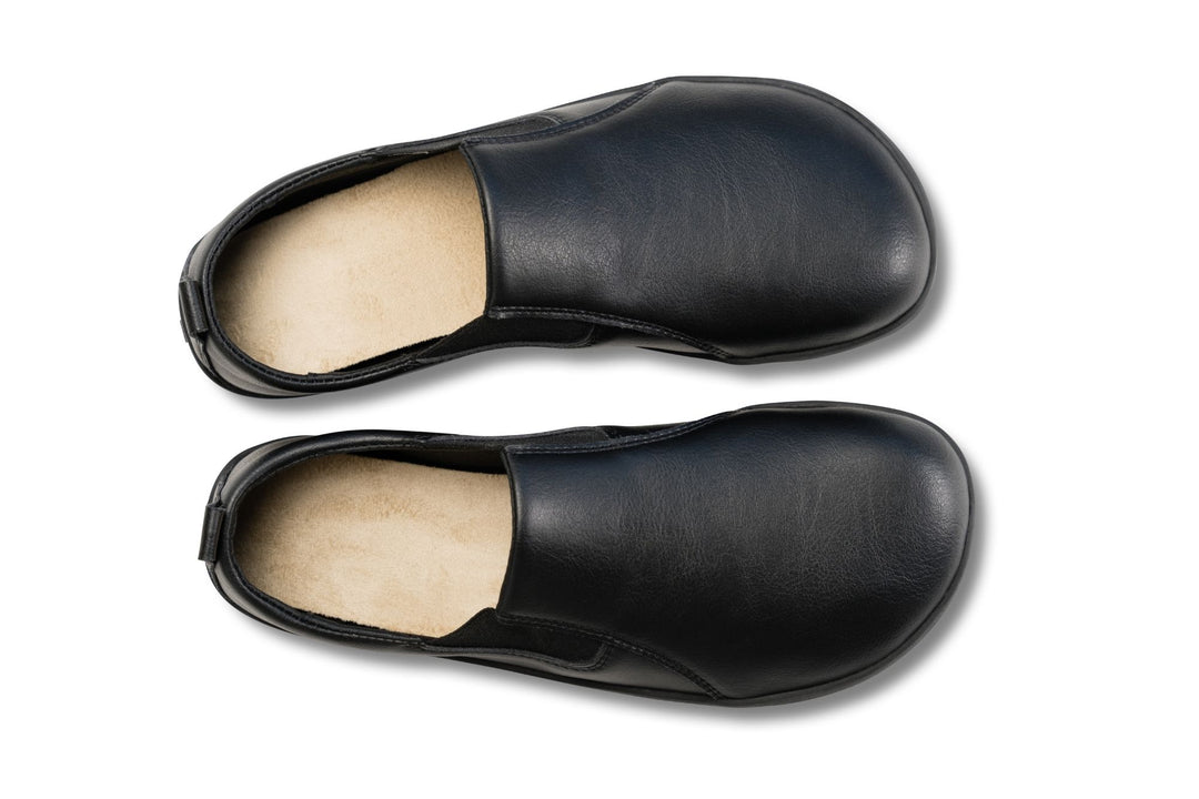 Men's barefoot slip-on sneakers – black [Easy Exchange]