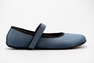 Ananda Comfort Ballet Flats - Blue Nubuck
