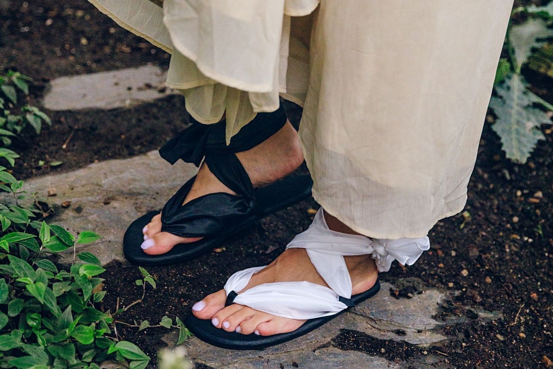 Reignbows Breast Cancer Awareness Barefoot Sandals